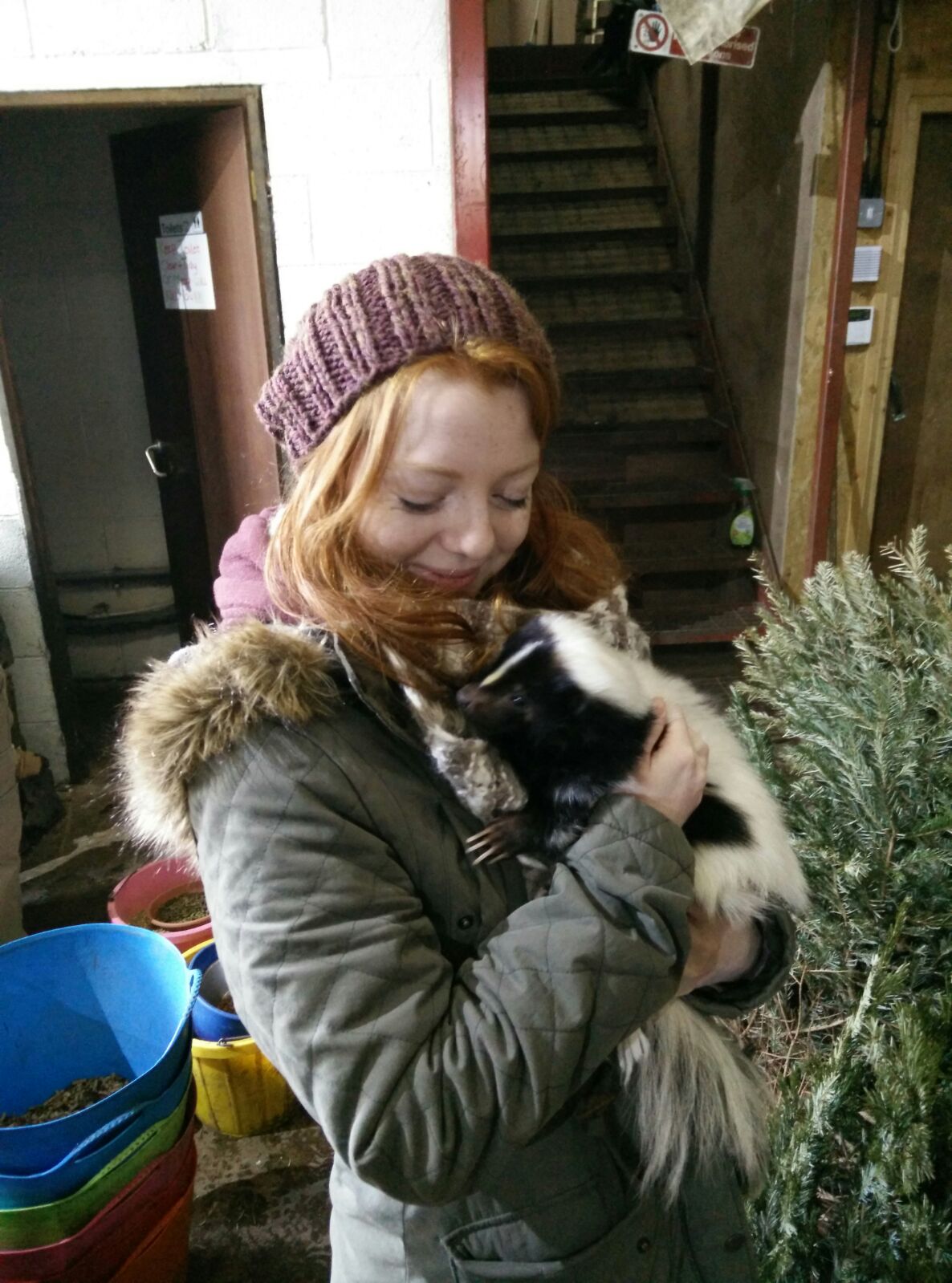 Sian with Skunk